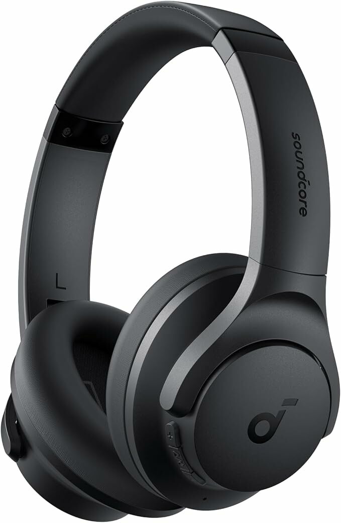 Cascos inalámbricos Bluetooth Soundcore Q20i híbridos con cancelación activa de ruido de Anker, reproducción ANC de 40 horas