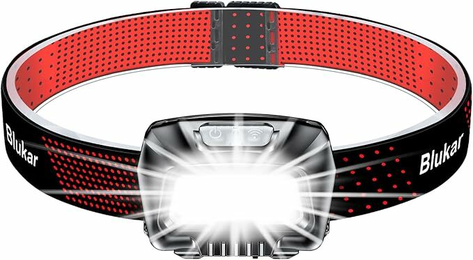 Linterna frontal LED recargable