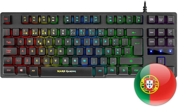 Mars Gaming MKTKL 8 efectos, antighosting