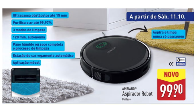 Robot aspirador en Aldi