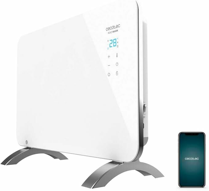 Cecotec Radiador Ready Warm 6650 Cristal Conexión
