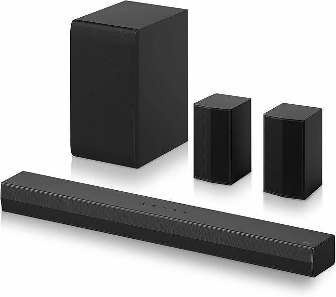 LG S40TR - Barra de sonido inteligente, 400 W de potencia y 4.1 canales, con inteligencia artificial