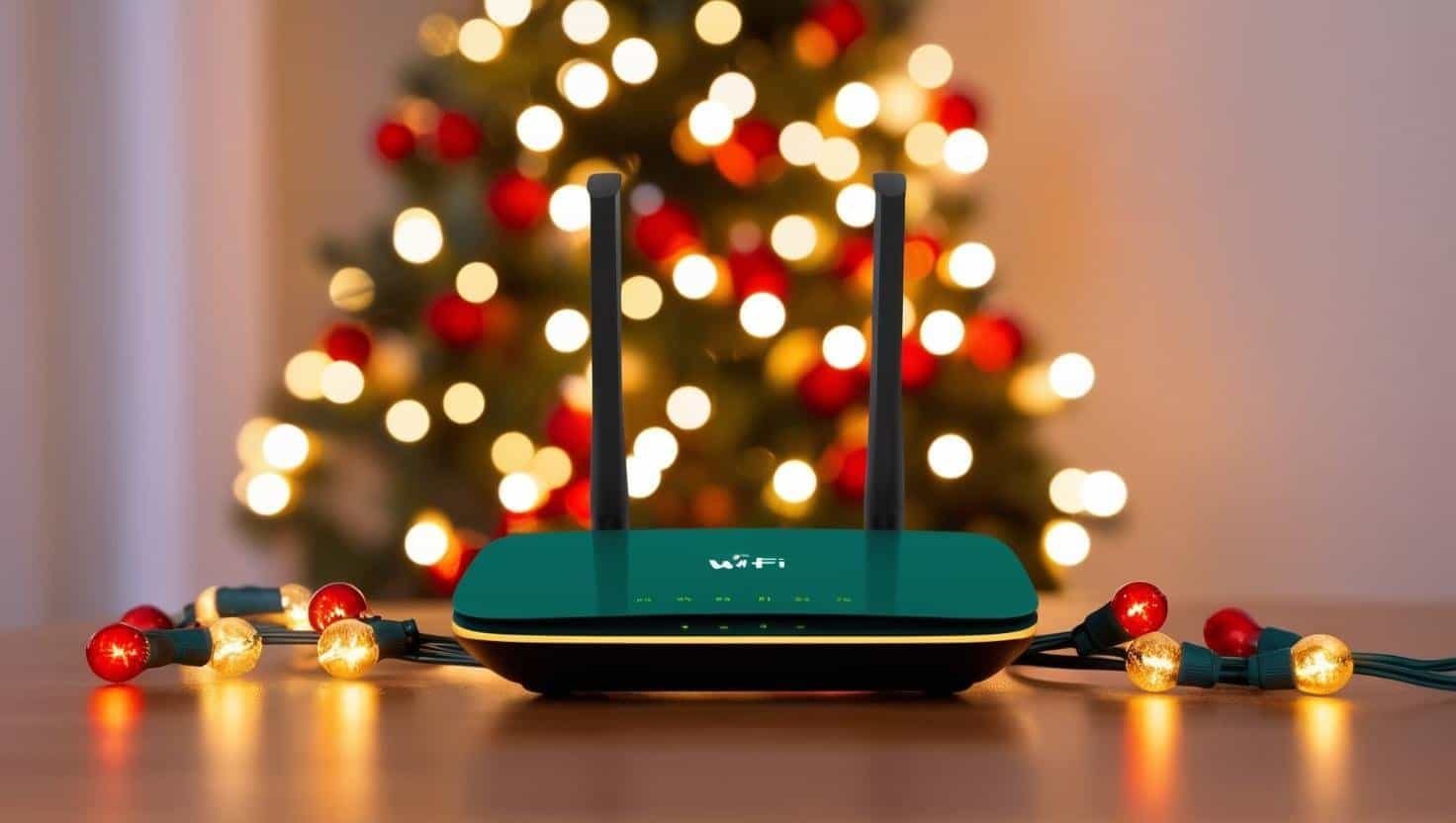 ¿Sabías que las luces navideñas no son amigas de tu Wi-Fi?