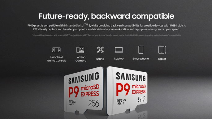 MicroSD P9 Express Samsung