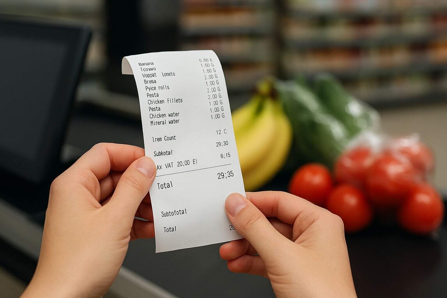 El truco de factura falsa ya hace a las víctimas en los supermercados