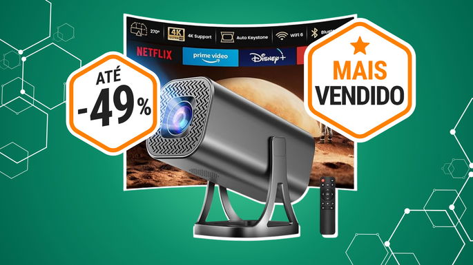 Proyector portátil con WiFi con 49% de descuento