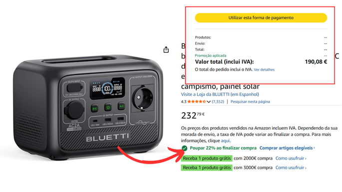 Descuento al finalizar la compra