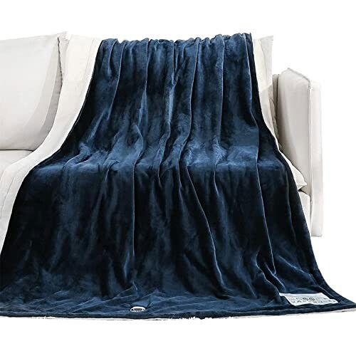 Manta eléctrica 180x130 cm Azul Marino