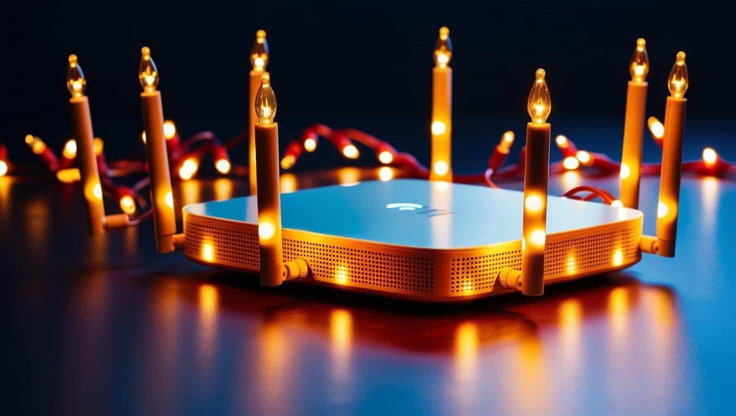 ¿Sabías que las luces navideñas no son amigas de tu Wi-Fi?