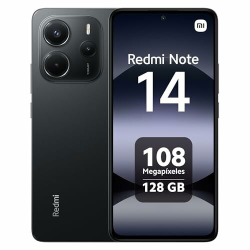 Smartphone Xiaomi Redmi Note 14 8+128 GB, pantalla de 6,67”