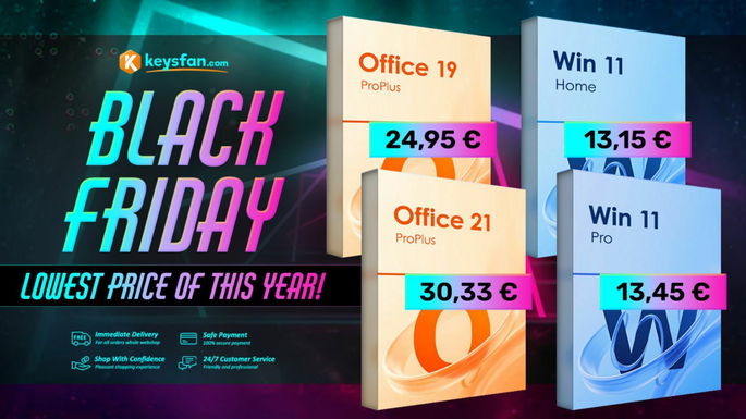 Oferta del Black Friday de Keysfan
