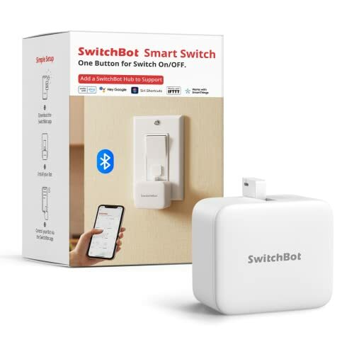SwitchBot, interruptor de luz basculante mecánico o controlador de botones, para una casa inteligente