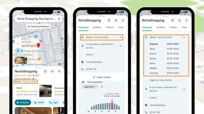 Otras funciones de Google Maps