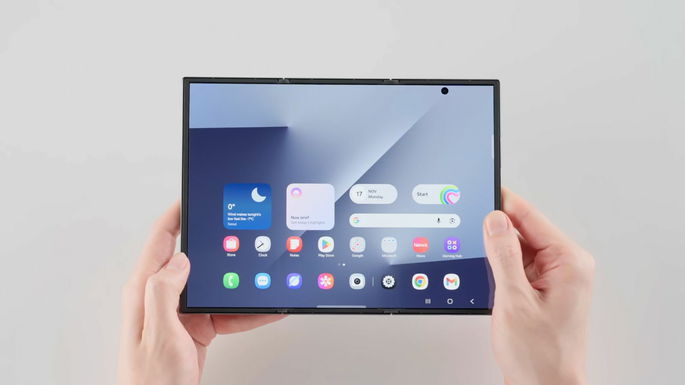 Unboxing del Galaxy Z TriFold