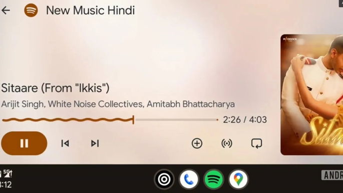 Nueva barra de progreso de Android Auto