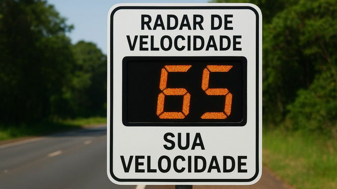 Imagen alusiva a un radar de velocidad