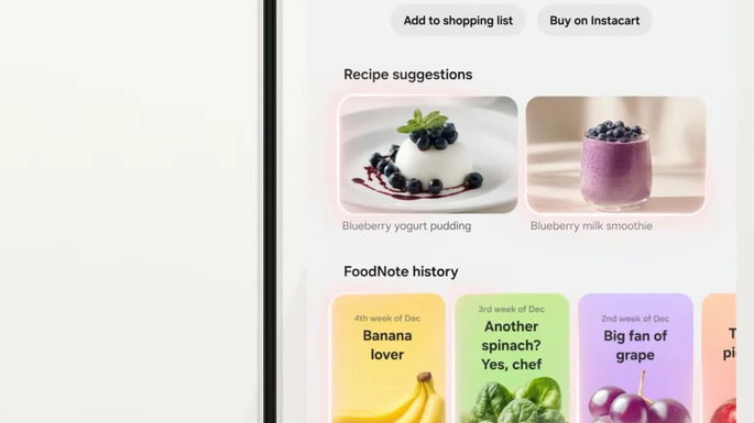 Con AI Gemini, los nuevos frigoríficos Samsung reconocen todos los alimentos y te ayudan a cocinar