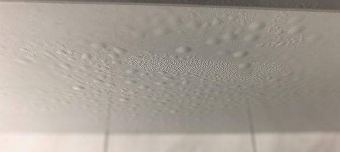 Imagen del vapor fluyendo en la cocina.