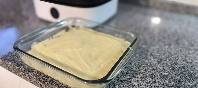 Imagen de pastel de carne hecho en Xiaomi Hot Pot Cooker