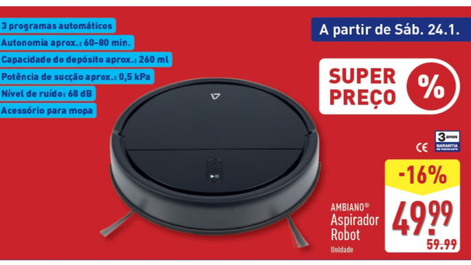 Robot aspirador en Aldi