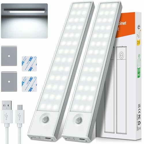 Paquete de 2 luces LED para armario PALATALA