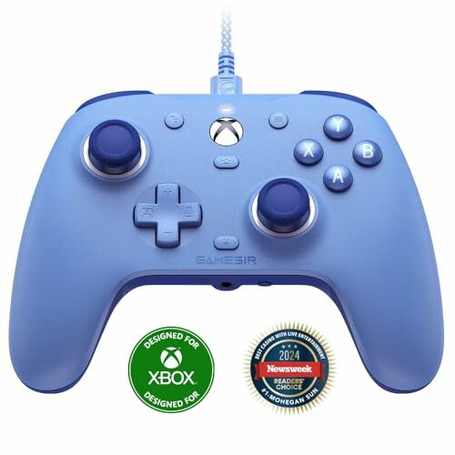 GameSir G7 SE Mando con Cable para Xbox Series XS, Xbox One y Windows 10 11, Azul