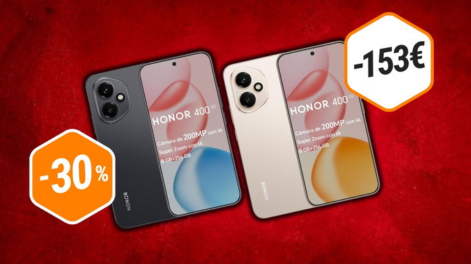 HONOR 400 con 30% de descuento en Amazon: cámara de 200 MP y cámara de 200 MP a precio reducido