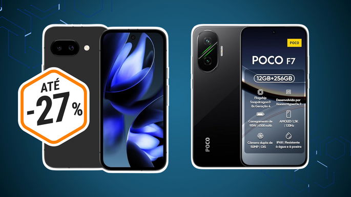 Google Pixel 9a y Xiaomi POCO F7