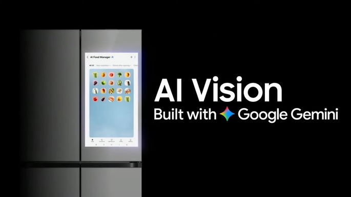 Con AI Gemini, los nuevos frigoríficos Samsung reconocen todos los alimentos y te ayudan a cocinar