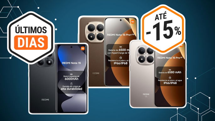 La línea Xiaomi Redmi Note 15 con descuentos de hasta el 15%