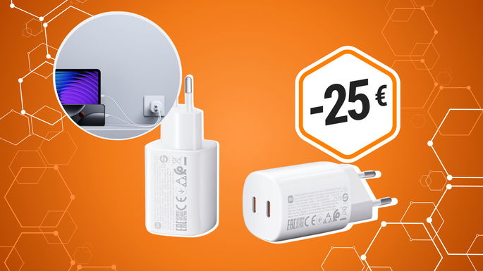Adaptador de corriente de carga Xiaomi 45W Nano Turbo (2 puertos)