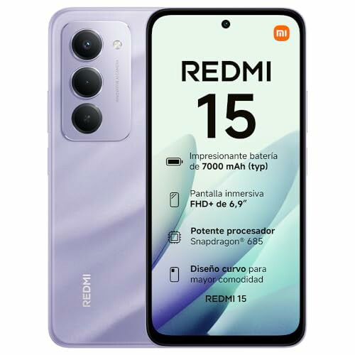 Teléfono Inteligente XIAOMI REDMI 15 8 + 256 GB