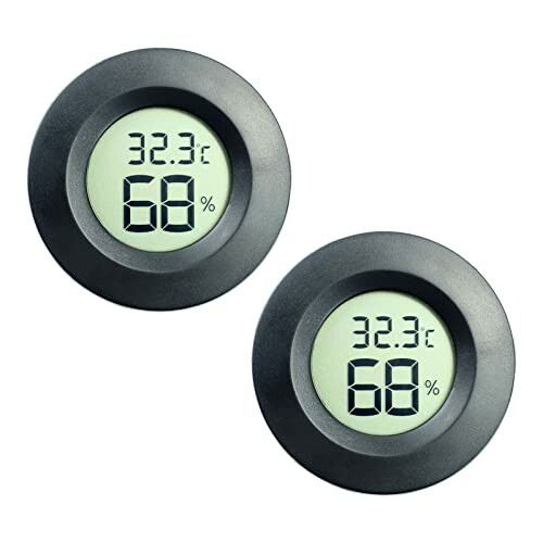 ZHITING Mini higrómetro Termómetro 2PCS