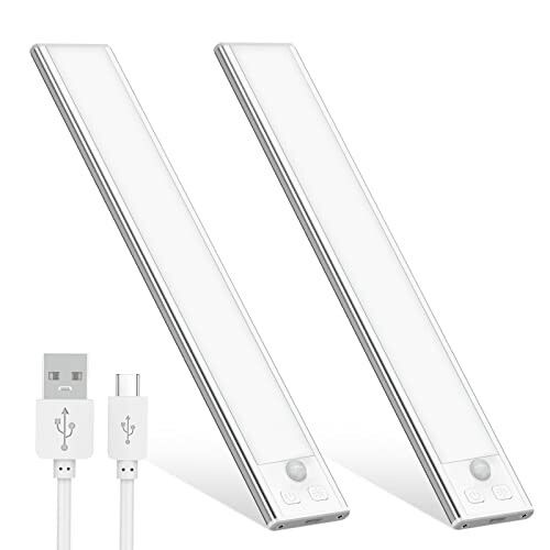 OUILA Luz de Gabinete 6500K 2 unidades
