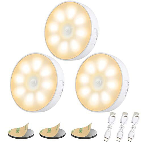 Paquete de 3 luces nocturnas LED Electight