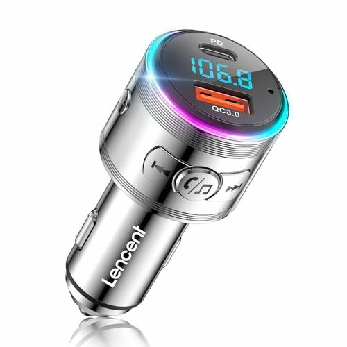 LENCENT Transmisor FM Bluetooth Coche 5.3