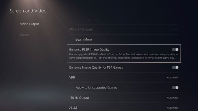 PS5 ProPSSR