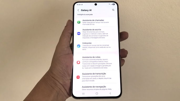 Interfaz del Samsung Galaxy S25 FE