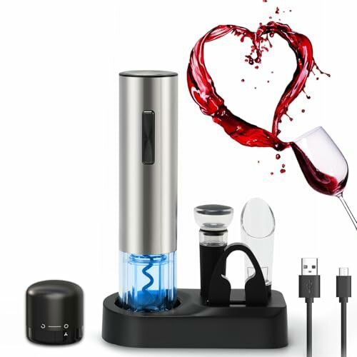 Abridor de vino eléctrico ZOYIDOUX 7 en 1