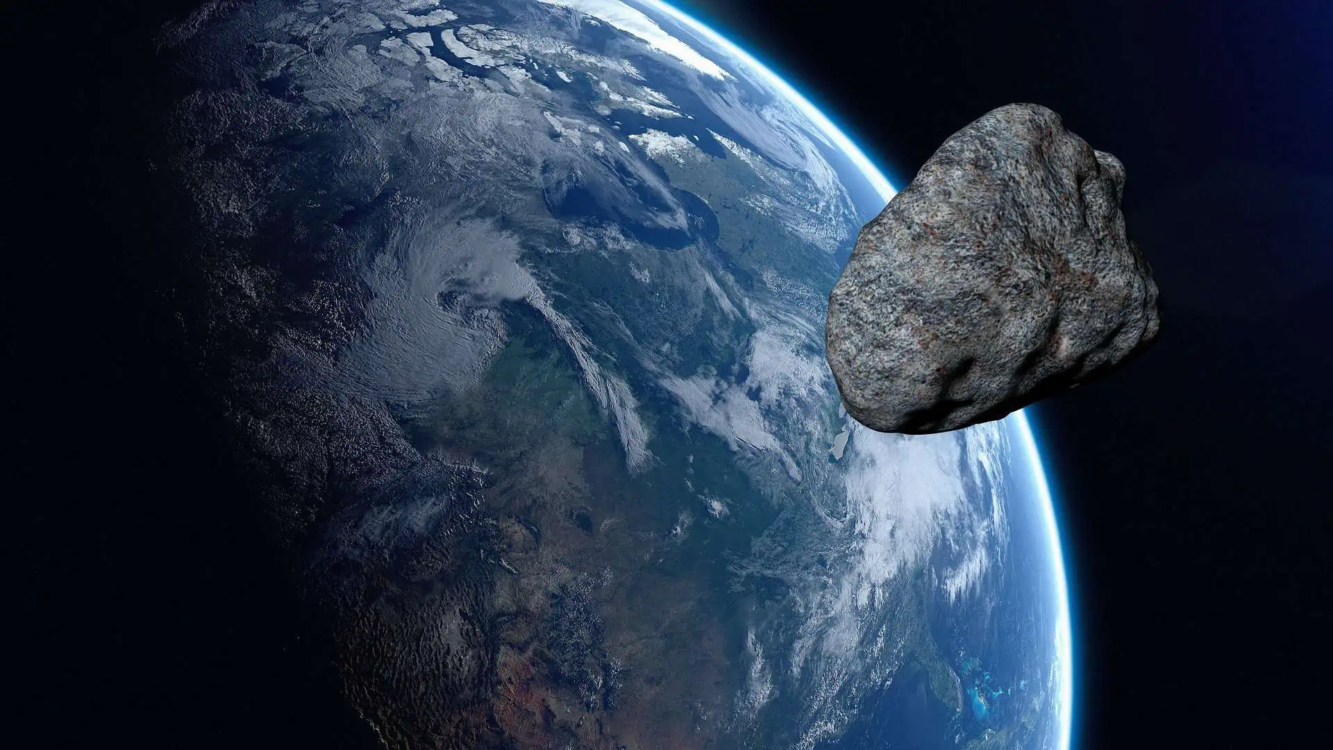 asteroide golpea la tierra