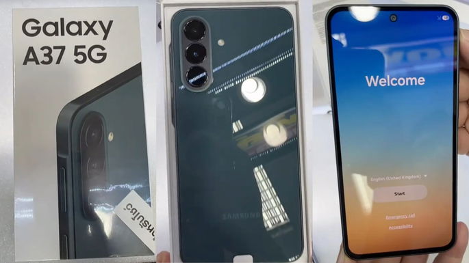 Vídeo de unboxing del Galaxy A37