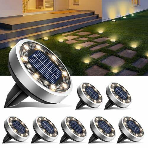 Lámpara de pared dividida con luz solar 160LED
