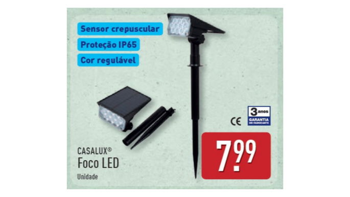 Foco LED por 7,99 euros