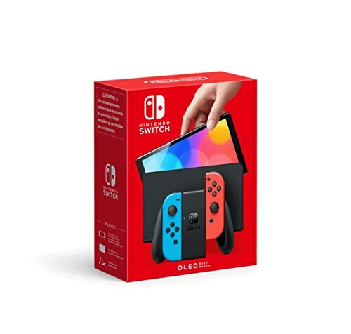 Nintendo Switch OLED Neón Azul y Rojo