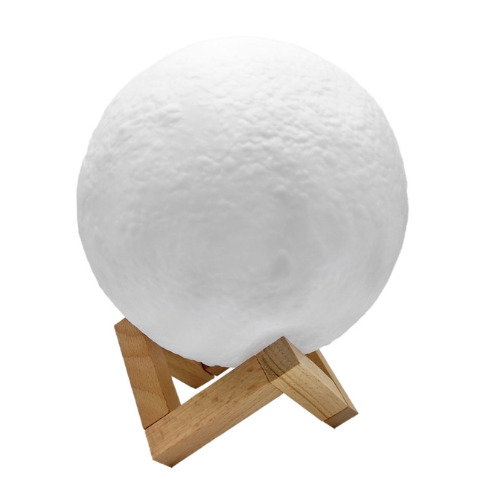 Lámpara de mesa en forma de luna