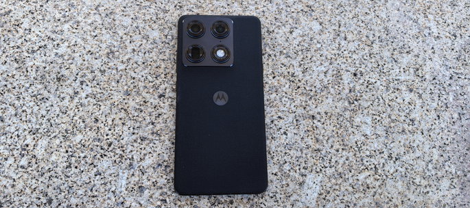 Fondo de piedra de la firma Motorola