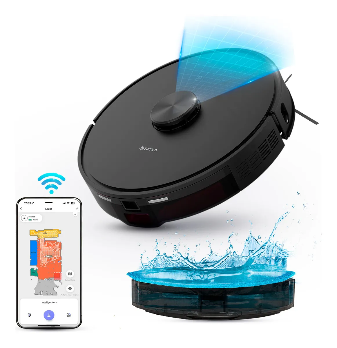 Hogar impecable y más tiempo con la aspiradora robot Suono Láser Plus