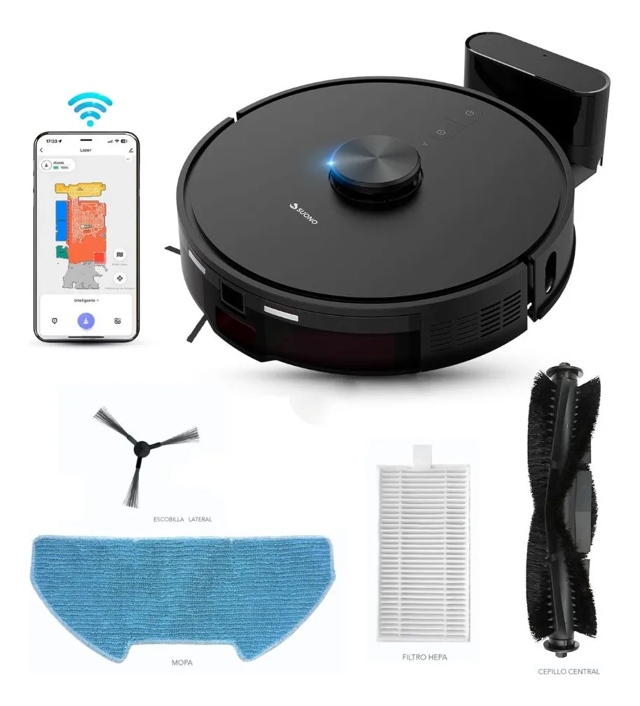Hogar impecable y más tiempo con la aspiradora robot Suono Láser Plus