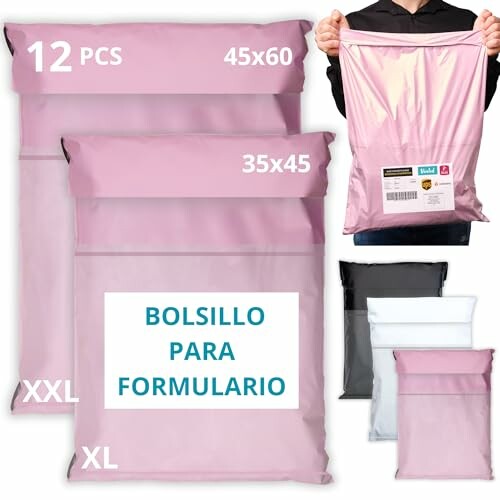12 bolsas de envío Vinted XL/XXL