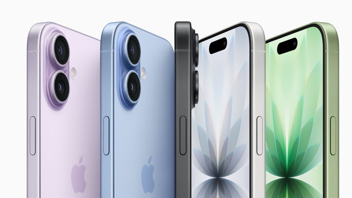 iPhone 17 de perfil